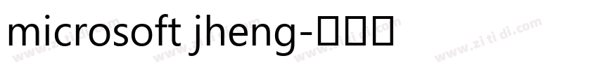 microsoft jheng字体转换